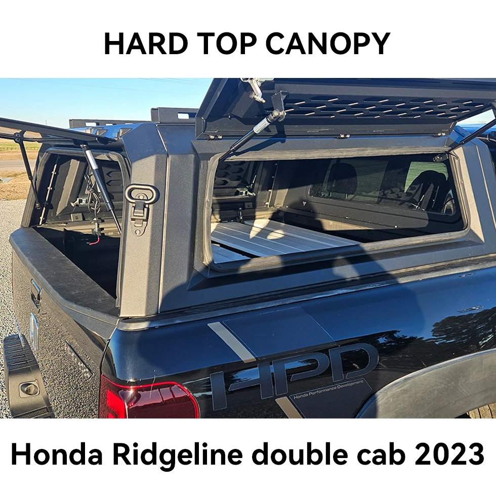 

ZAIQU Pickup Truck Rear Hard Top For Hilux Vigo Canopy Waterproof Anti-rusted Auto Exterior Modify Accessory HONDA RIDGE