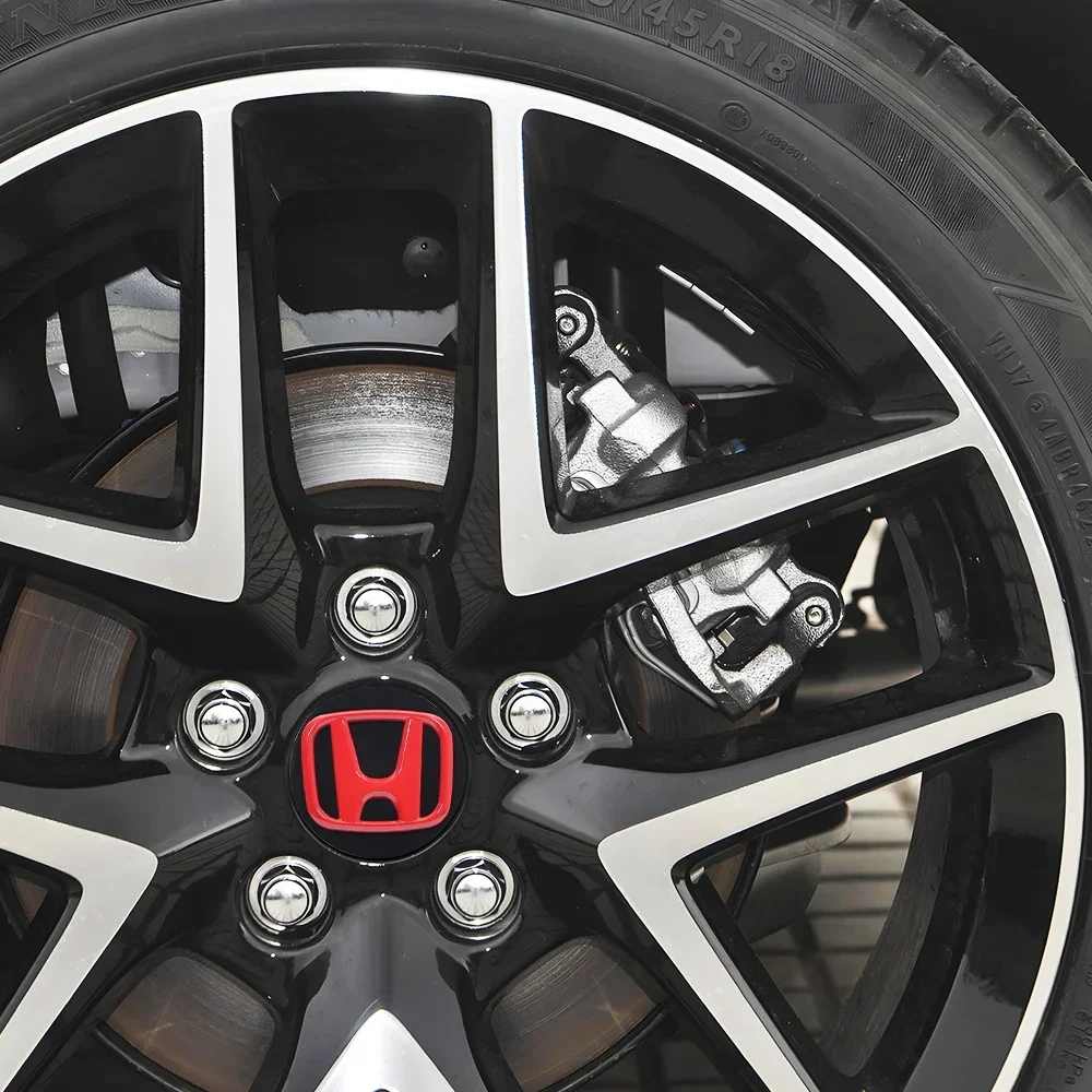 4 قطعة 65 مللي متر 68 مللي متر ل H هوندا موجين الطيار نوع R نوع S انسايت تصفيف السيارة عجلة مركز محور قبعات غطاء استبدال الملحقات #5
