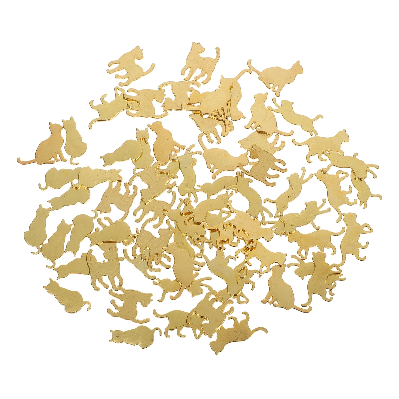 60 قطعة دلايات معدنية ذاتية الصنع لصنع المجوهرات حرفية من الراتنج ملونة ومتينة على شكل قذيفة الهاتف قالب ملء الحلي خفيفة الوزن #6