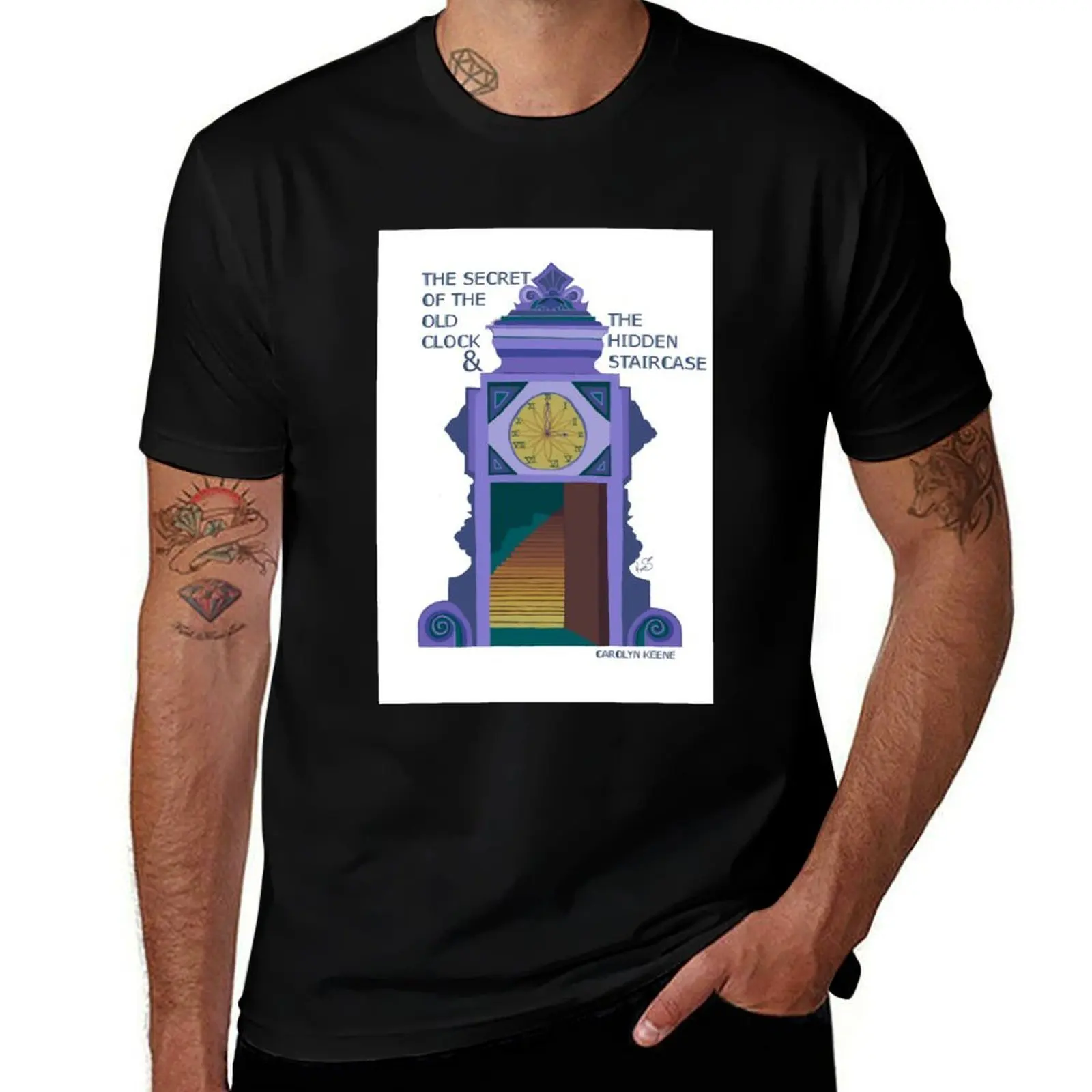 

Nancy Drew combined books 1 _amp_ 2 T-Shirt plus size clothes customizeds fashion shirts summer tops workout shirts for men