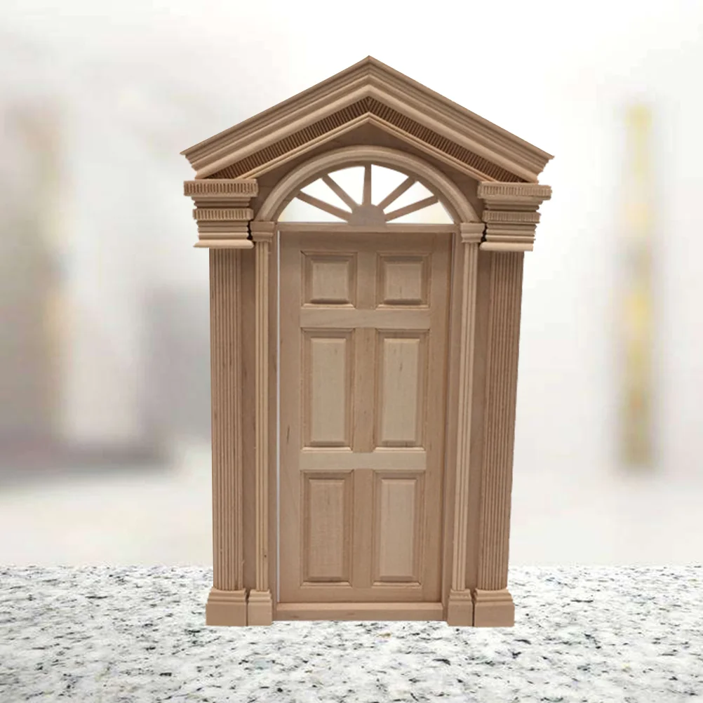 

Handcrafted Door Decorations Sun Wooden Decors Mini House Made Handmade Bamboo DIY Accessories