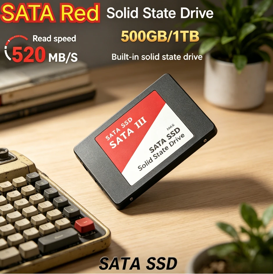 

[Brand] Genuine SATA Red Solid State Disk Fast Transfer Portable External SSD Mass Storage Drive For PC Notebook Mobile Phones