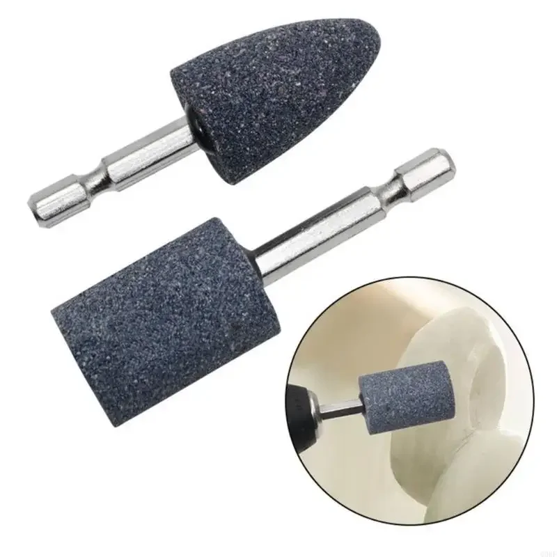 2pcs hearging Head Head Hexagonal Shank Grinting Crying Guld Royting Head Head Portable Scleding Doniutry для металлического