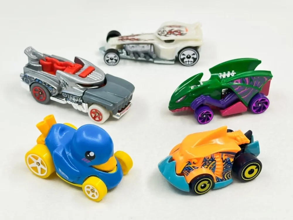 Hotwheels Legering Kleine Lopende Auto Vijf Pack Simulatie Track Modellen Speelgoed Niet-Radio Gecontroleerde Speelvoertuigen voor Kinderen