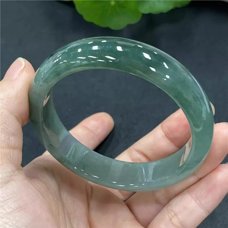 

Myanmar Ice Jadeite Women, Natural Oil Green Bracelet, Gift for Girls, Holiday Present