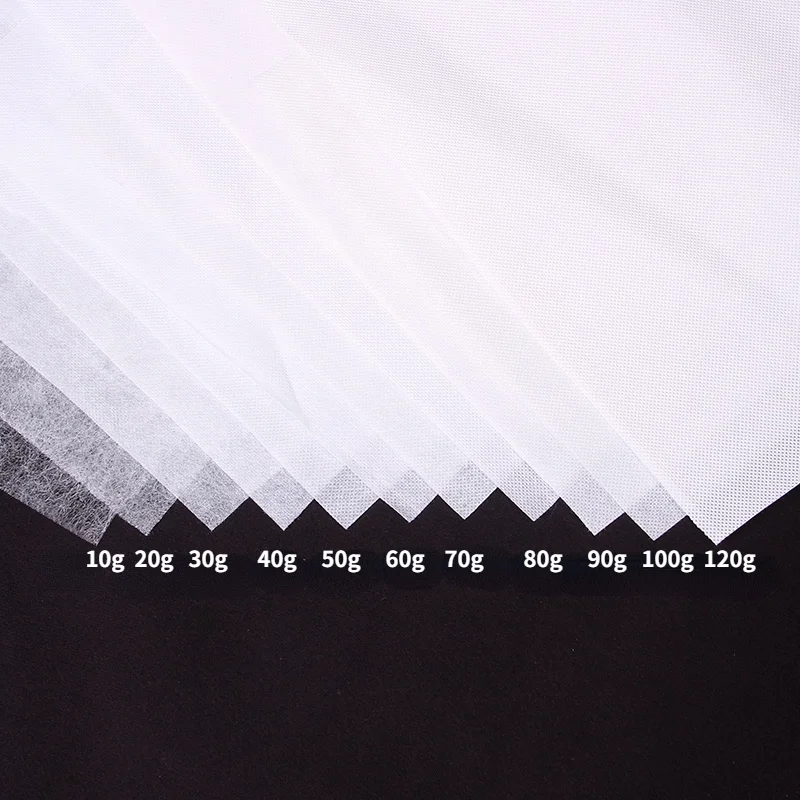 White Non-woven Fabric DIY Accessories Cloth Patchwork Lining Fabric per meter 100x160cm