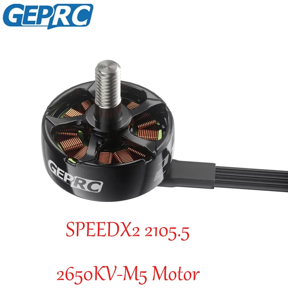 4PCS GEPRC SPEEDX2 2105.5 2650KV Black M5 Motor Suitable for DoMain Drone 3-4 inch FPV DIY RC Quadcopter Freestyle Accessories