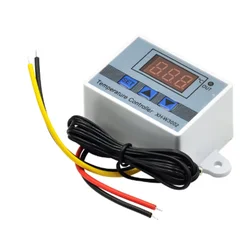 XH-W3002 AC110V-220V DC12V/24V LED Digital Kontrol Termostat Mikro Switch Thermoscope Sensor