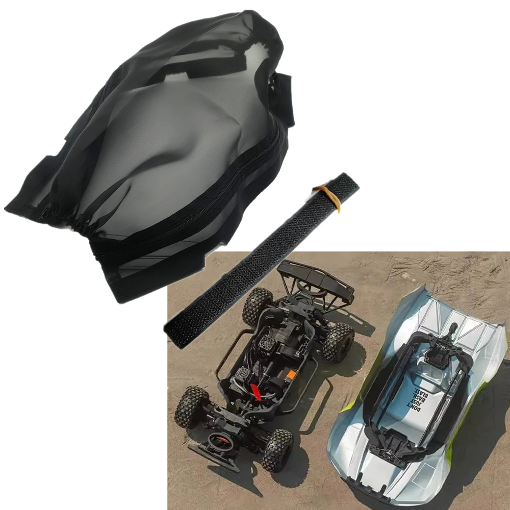 

Chassis Dustproof Rock Dirt Snow Leaves Resist Guard Cover Black for Arrma 1/10 Senton V4