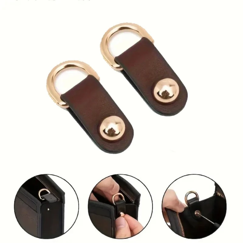 

2pcs Replacement Bag Pendant Hardware Buckle For Handbags Shoulder Bags Exquisite High-Quality PU Leather Bag Strap Accessories