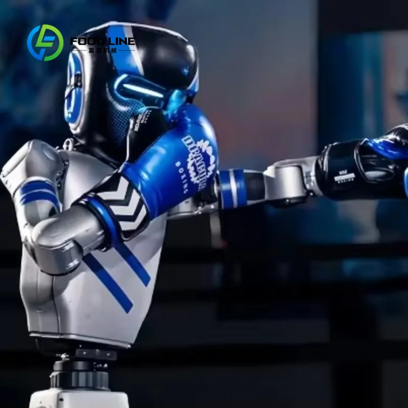 Customized Bipedal Humanoid Robot with Advanced Motion Control for Boxing and Interactive Entertainment Applications