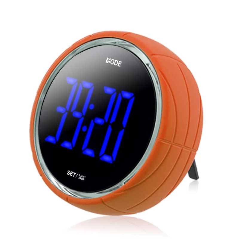 Usb Charging Silicone Knob Kitchen Timer Led Lcd Electronic Timing Student Alarm Clock