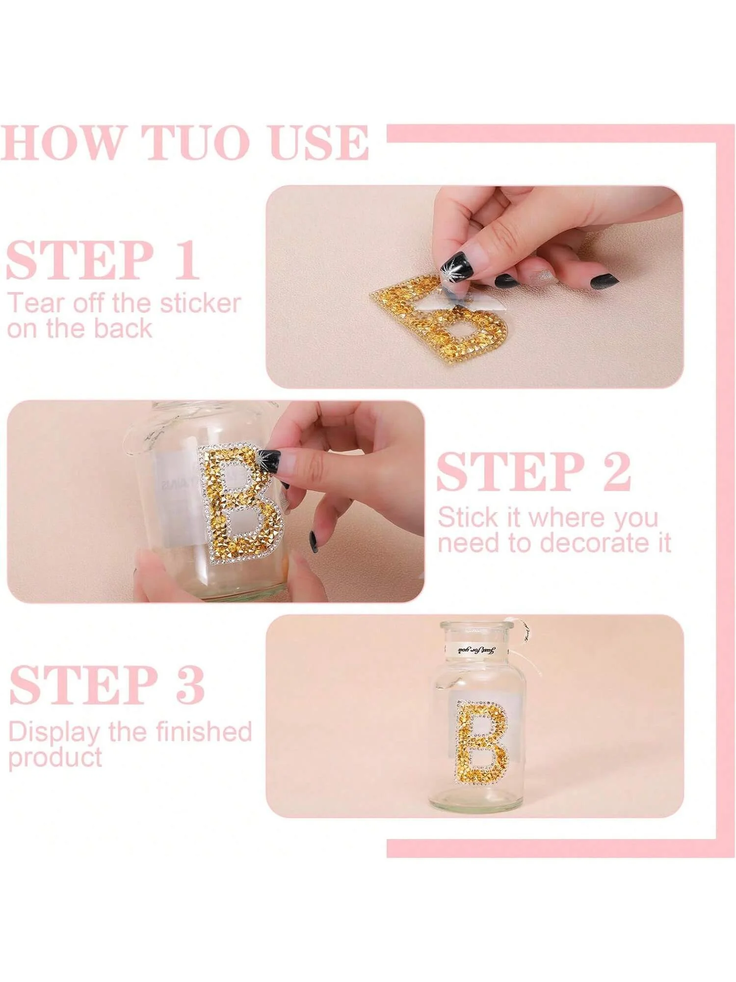 

Оригинальная блестящая железная нашивка, оригинальная блестящая жемчужина, блестящая наклейка с надписью, блестящая искусственная жемчужина, английская буква (золото)