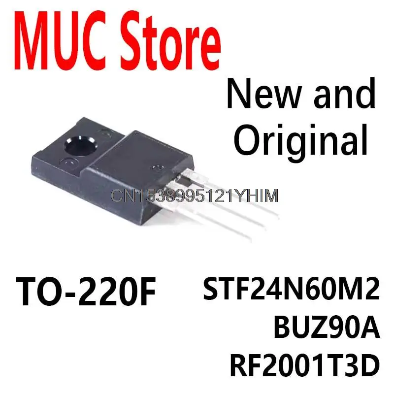 10PCS TO-220F 24N60M2 24N60C3 STF24N60 24N60 24A 600V STF24N60M2 BUZ90A RF2001T3D 