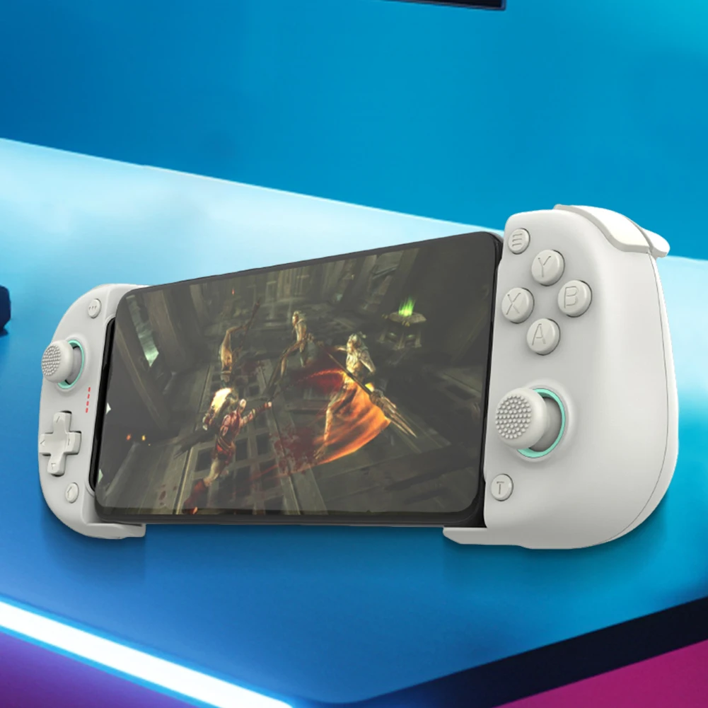 Wireless BT Mobile Phone Gaming Controller with Cooling Fan Phone Game Controller Hall Effect Joystick for Android for Switch/PC