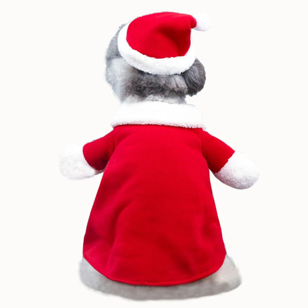 

Dog Transforming Costume Pet Holiday Puppy Outfits Small Funny Christmas Puppies Costumes Dogs Cool Santa Design Comfortable