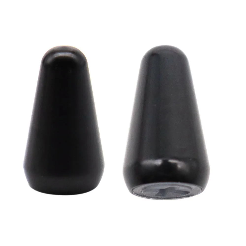 3 Stück Aluminium-Gitarrenknöpfe und 2 Stück Gitarrenschalterspitze aus Messing und Metall für Gitarrenzubehör – Detail 16