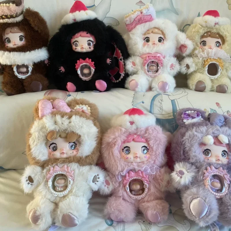 Originele Hot Nommi Kleefrijst X Amaryllis Co Branded Sweetheart Serie Pluche Blind Box Mode Handgemaakte Sieraden Schattige Pop Gi