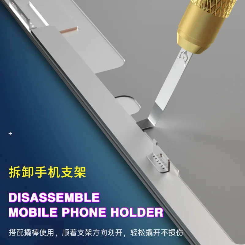 Meccanico pulizia della lama raschiando leva coltello riparazione dello schermo del telefono strumenti del coltello CPU NAND Baseband IC Chip Edge Glue Removal Tool