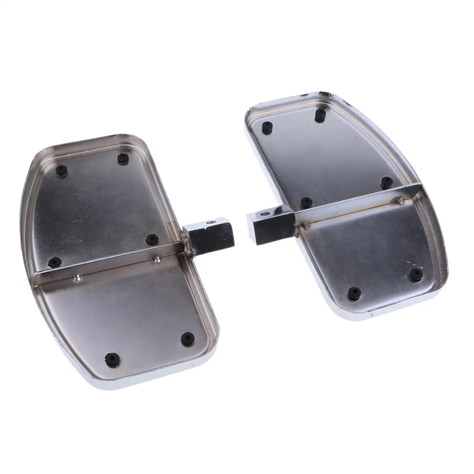 

Front Floorboards Durable Rubber Metal Footrest Replacement for Honda VF250 VF750 1994-2013