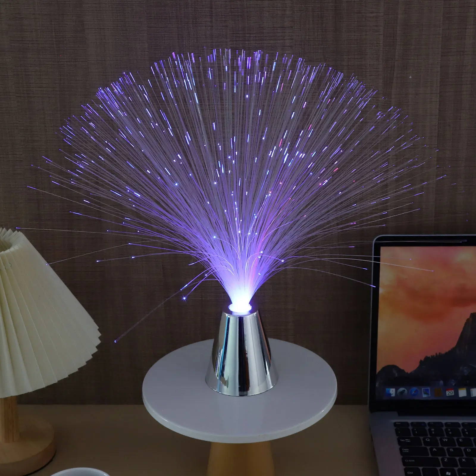 

Набор из 4 уникальных светящихся оптоволоконных ламп для декора: для дома, офиса, улицы, праздников, в качестве подарка