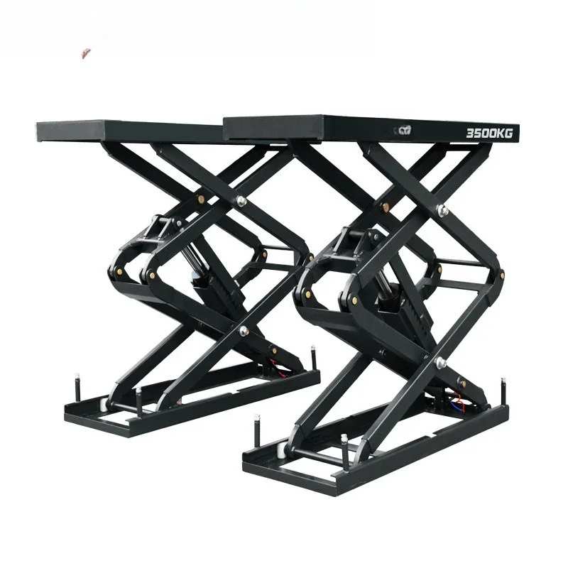 

Kizang small scissors lift lift vehicle maintenance trench outlet equipment maintenance