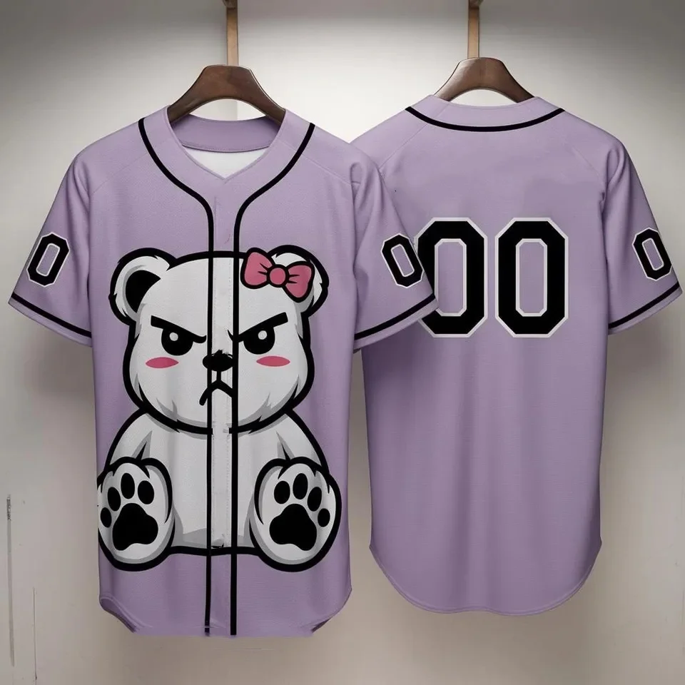 2025 موضة جديدة أنيمي KPop شيطان الصيادين تي شيرت ثلاثية الأبعاد طباعة طفل لطيف المحملة الرجال النساء قصيرة الأكمام Harajuku Y2k الملابس