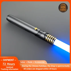 PunkSaber-Sable de luz láser de Neopixel, espada láser Jedi sensible a los duelos pesados, suave, cambio infinito, juguete con sonido