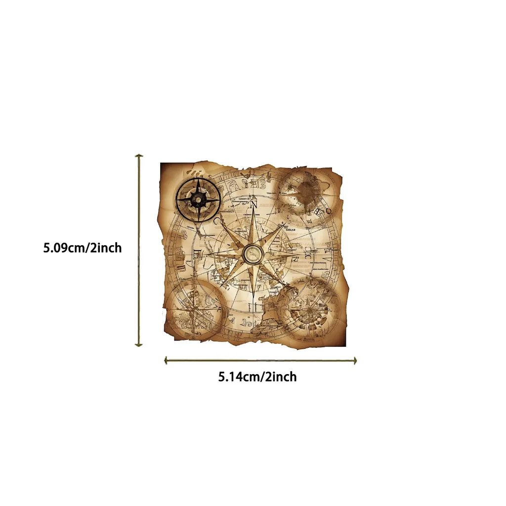 50 pegatinas de grafiti con fragmentos quemados Vintage, calcomanías decorativas impermeables para guitarras, cuadernos y equipaje, tienda de AnimeWorlds DIY