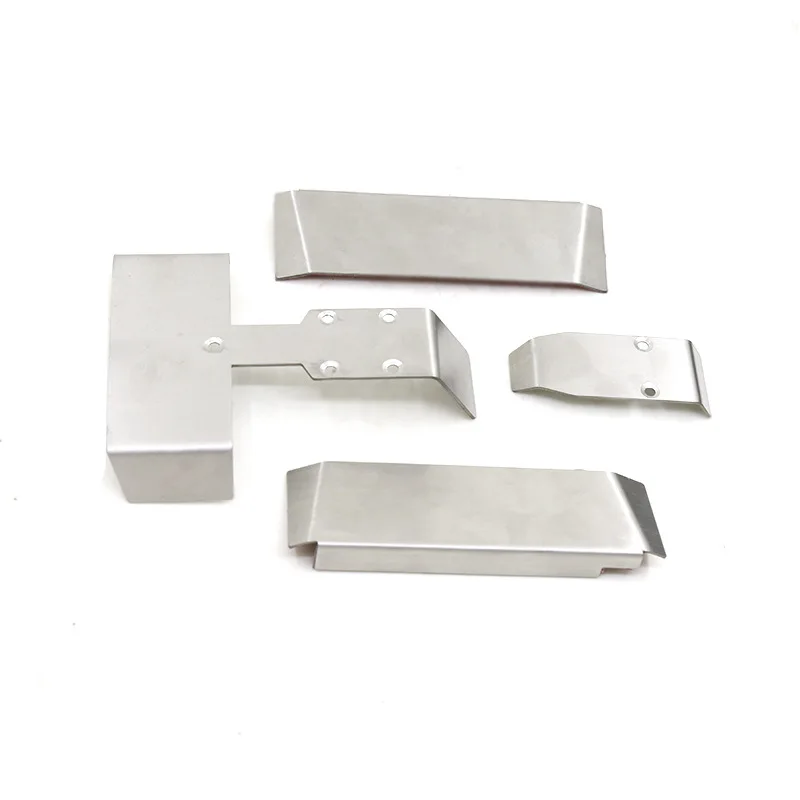 

4-Piece stainless steel body skid plate full protector for RC car 1/16 SUMMIT E-REVO SLASH VXL chassis armor upgrade accessories