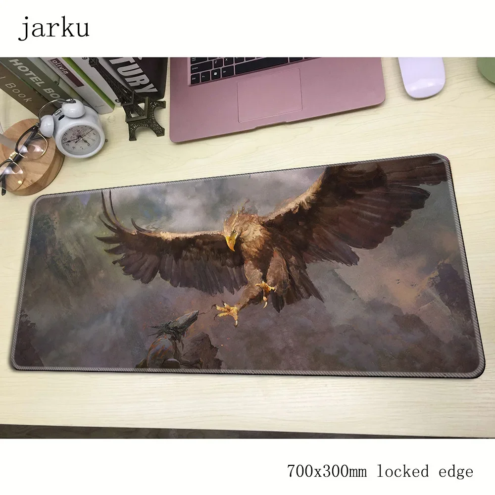 Fantasy Bird Mouse Pad Gamers Locked Edge Gaming Mousepad 800x400X3MM Notbook Mat Cheapest Base Padmouse Games Pc Gamer Mats