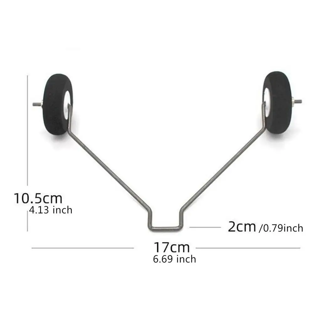 Landing Gear Set Electric Model Aircraft Landing Gear,Replacement,Model,RC Aircraft,Fittings,Glider Steel Wire Landing Gear