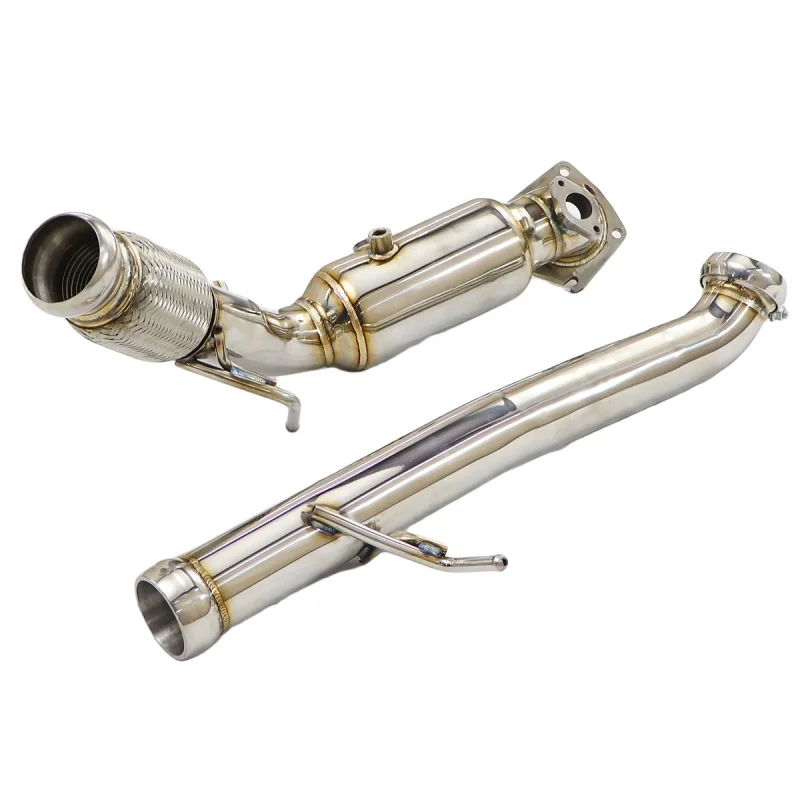 High Performance Downpipe Exhaust For Jeep Wrangler Rubicon JL 2.0T 300 units quality Stainless Steel Exhaust Pipe