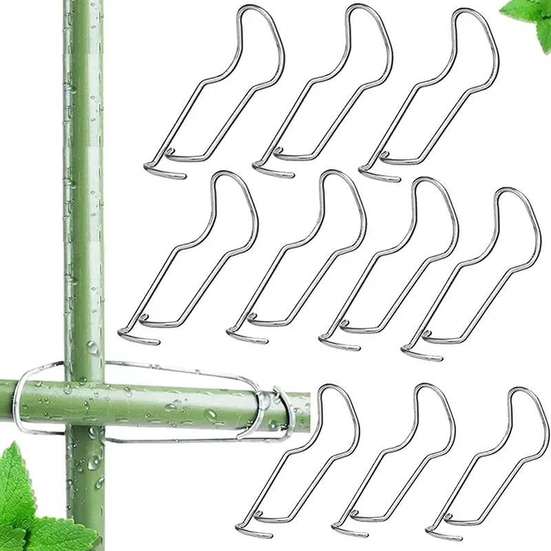 5pcs Plant connecting rings Home grown wire clips Bracket connecting clips Garden clips Cage connectors Garden stake connectors