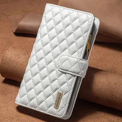 S24 S23 S22 S21 S20 FE 5G Zipper Leather Wallet Book Case For Samsung Galaxy S24 Ultra S23 S22 S 24 S21 S20 Plus Luxury Cover