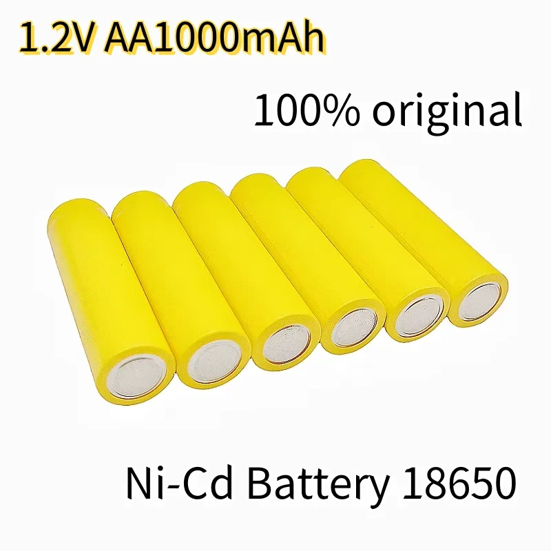 18650 Original 1.2V AA1000mAh Ni-Cd high-quality rechargeable battery lpega rechargeable battery suitable for watches toys etc