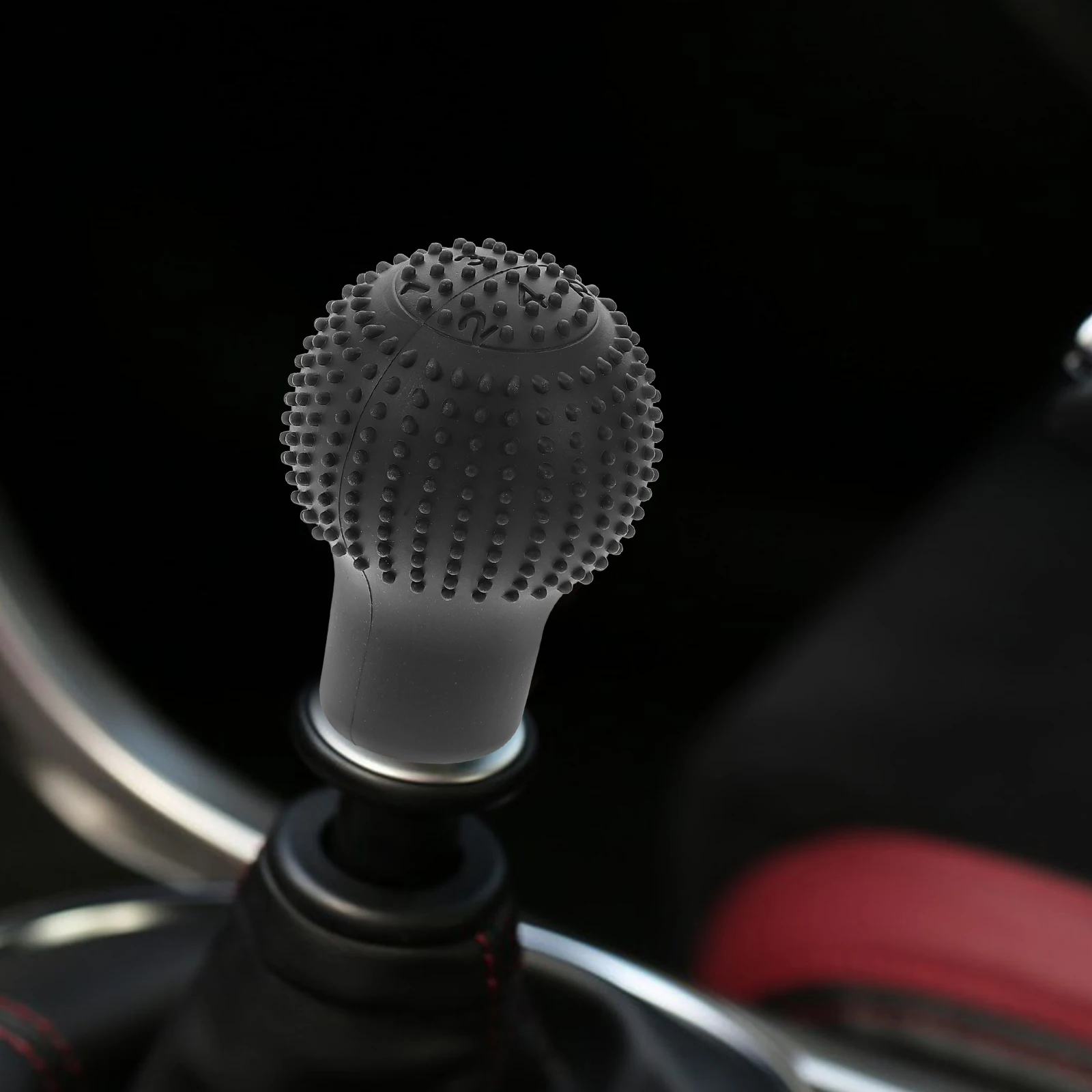 

Silicone Gear Knob Cover Silicon Cover Shifter Car Automatic Manual Antislip Universal Compatibility Stylish Black