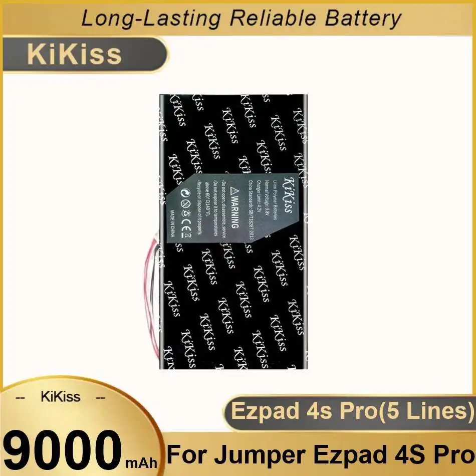 

Безопасный аккумулятор для ноутбука Jumper Ezpad 4S Pro 4SPro 5-Wire Pro 5 линий 9000 мАч
