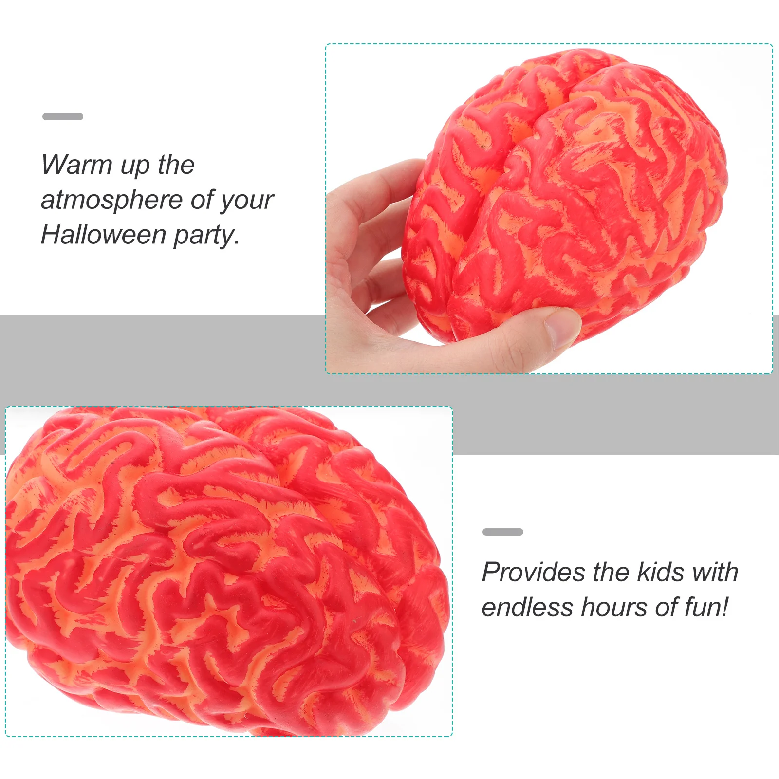 

1Pcs Fake Blood Brain Chilling Effect Party Joke Tool for Celebrations Spooky Atmosphere Enhancer Halloween Event Decoration