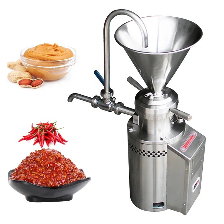 

Manufacturer Food Colloid Mill Chili Sauce Grinder Almond Milk Vertical Colloid Mill Machine Colloid Mill for Peanut Butter