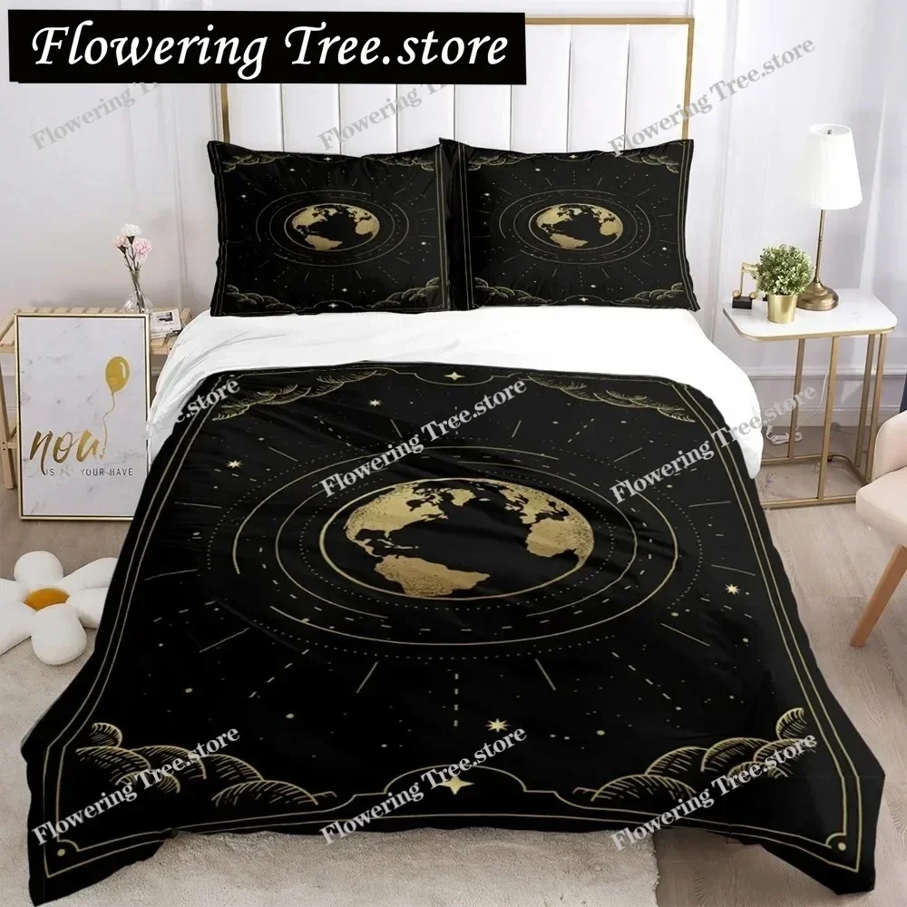 

Lord Ganesha Duvet Cover Microfiber Indian Elephant Bedding Set Bohemia Mandala Comforter Cover King For Boys Girls Room Decor