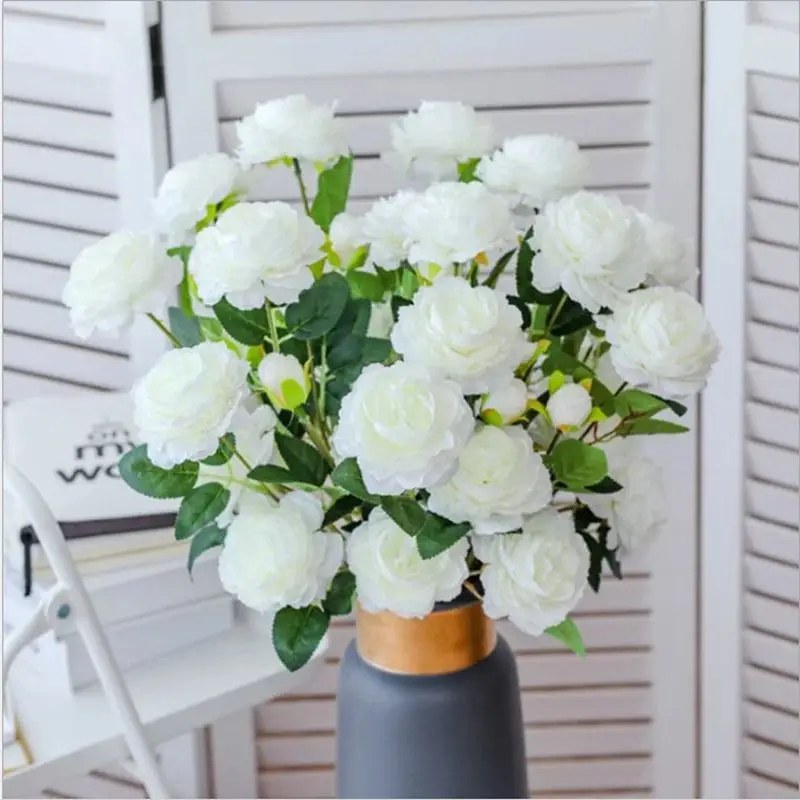 Rose artificielle à longue tige, accessoires de décoration pour la maison, pour les fêtes, les célébrations, les photos, les mariages, les bouquets de mariée, accessoires de décoration DIY, cadeaux