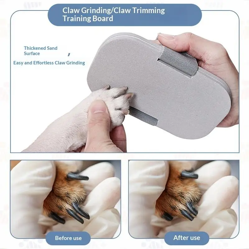 Dog Nail File Pet Grooming Tools Detachable Claw Grinder Scraper Cats Dogs Accessories No Hurt Smooth Trim