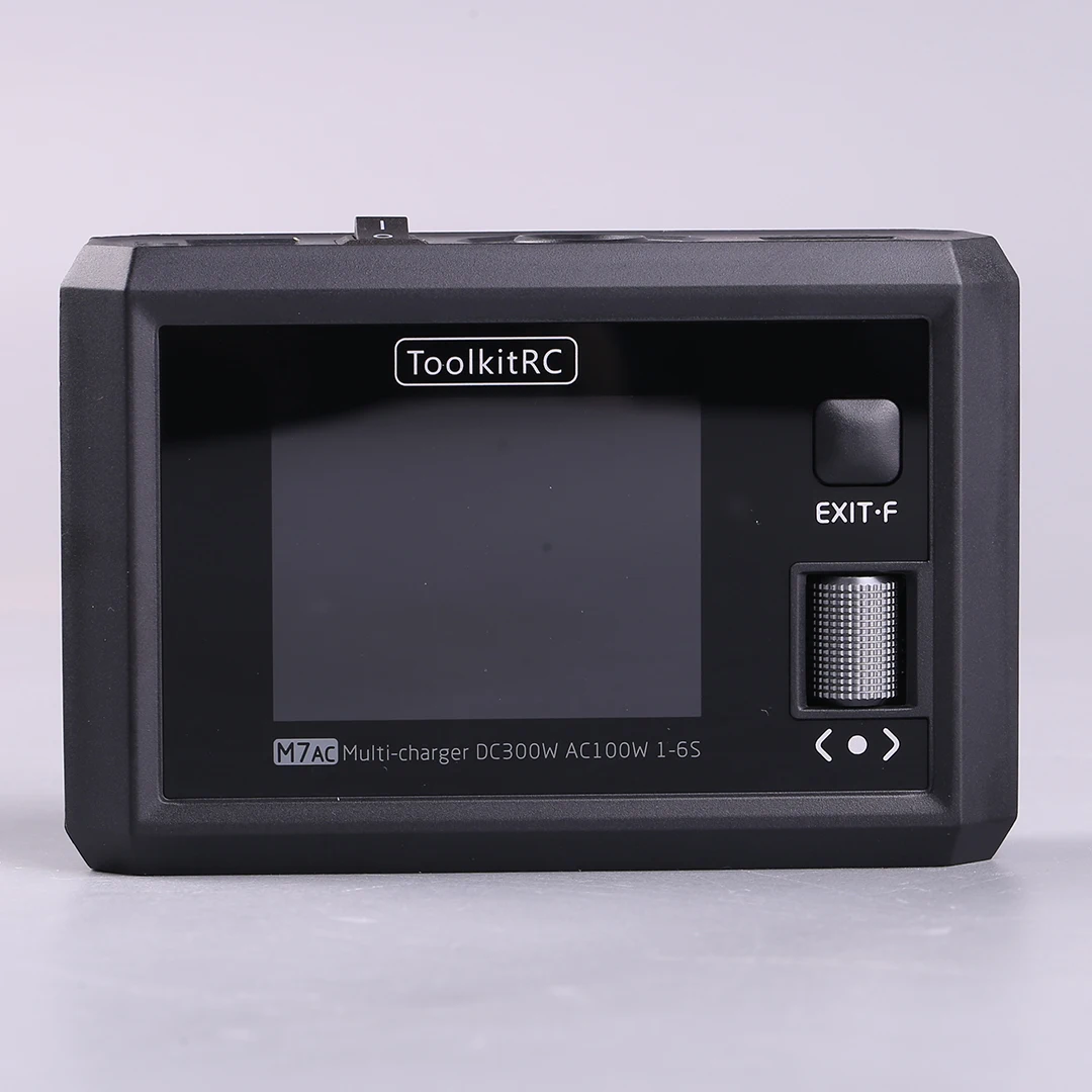 ToolkitRC M7AC 2-6S XT60 XT30 Output AC DC Dual Input Smart Charger Multi-Functionality Signal Tester Drone Charger
