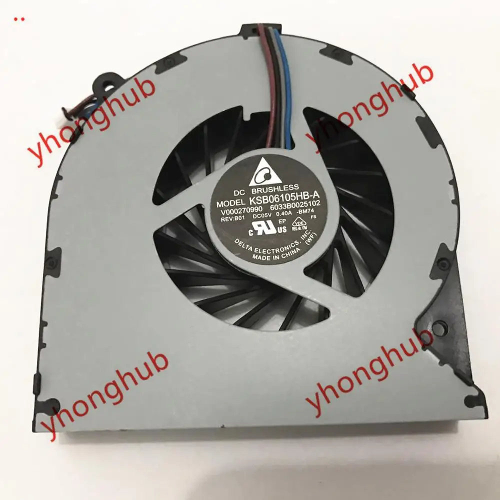 

Delta Electronics KSB06105HB-A BM74 Matrimaxmini DC 5V 0.40A 4-wire Server Cooling Fan