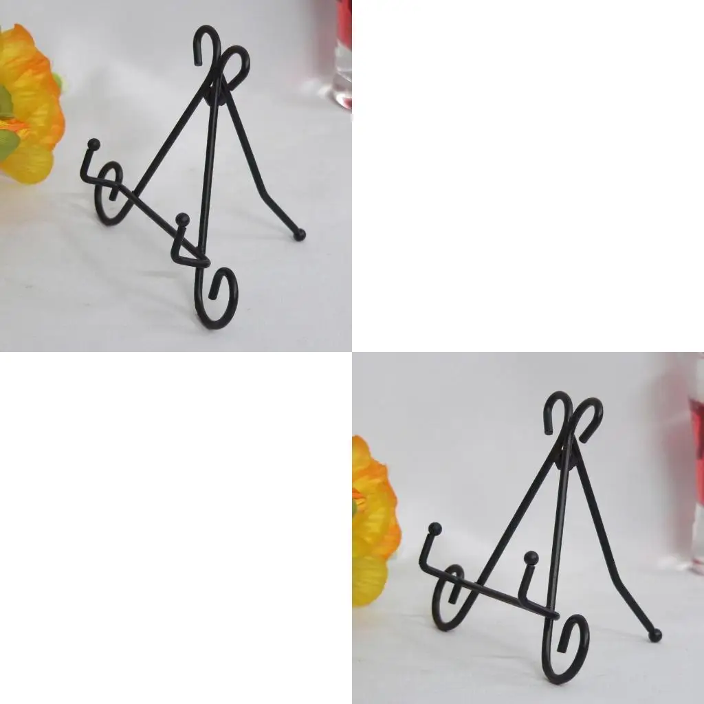 European Display Stand Black Plate Home Decoration Crafts for Photo