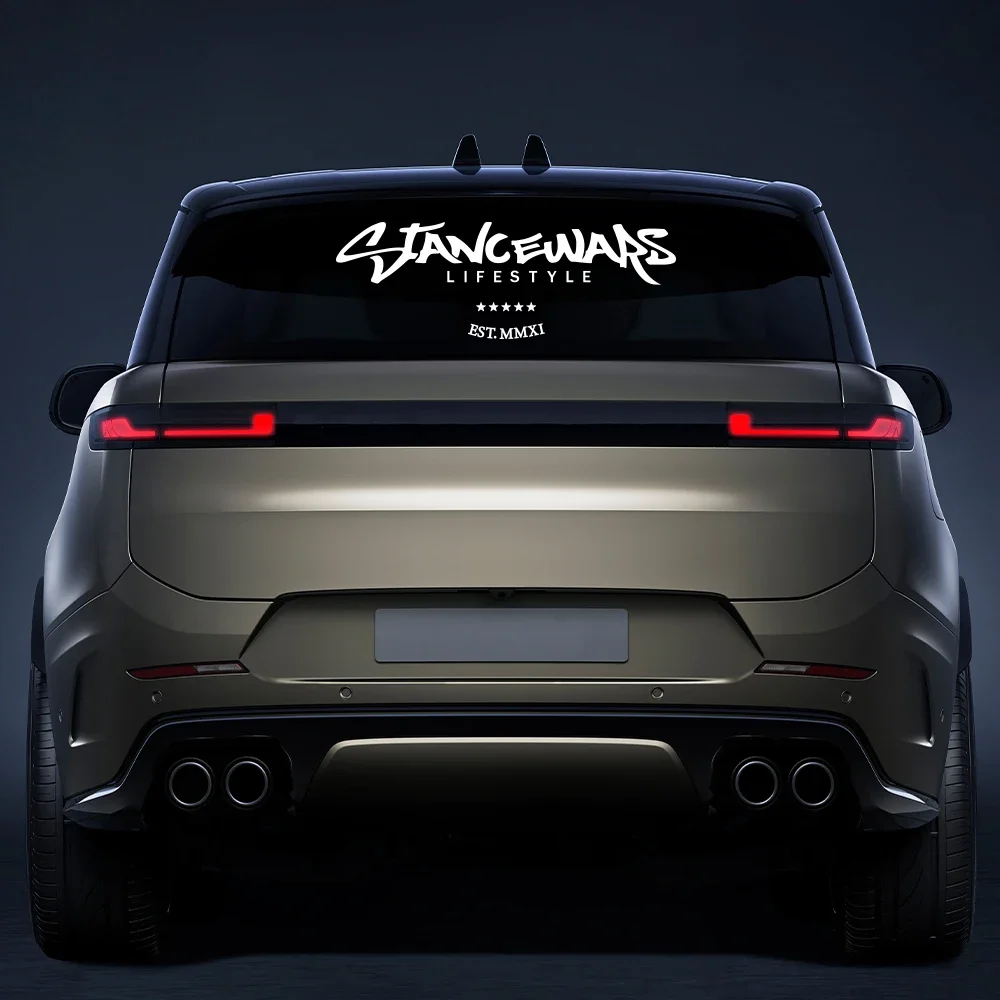 Stancewars JDM Car Windshield Stickers Banner Vinyl Waterproof Automobiles Windscreen Decoration Decals Trim Styling Accessories