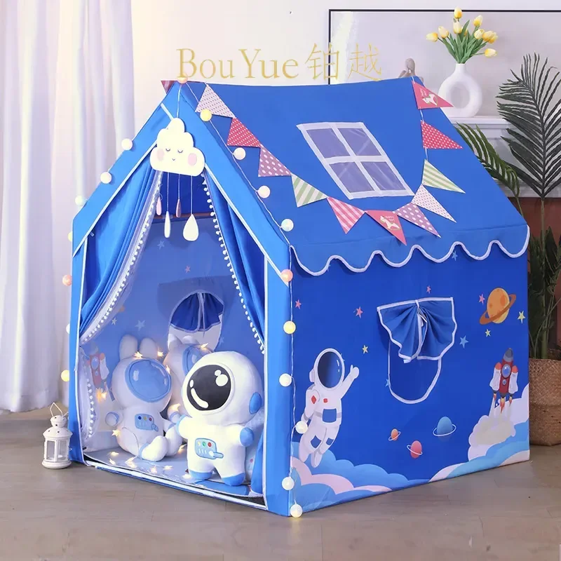 Kids Indoor Play Tent Princess Castle House Baby Playhouse Toy for Boys Girls Small Sleeping Fort Children Room Decor Gift
