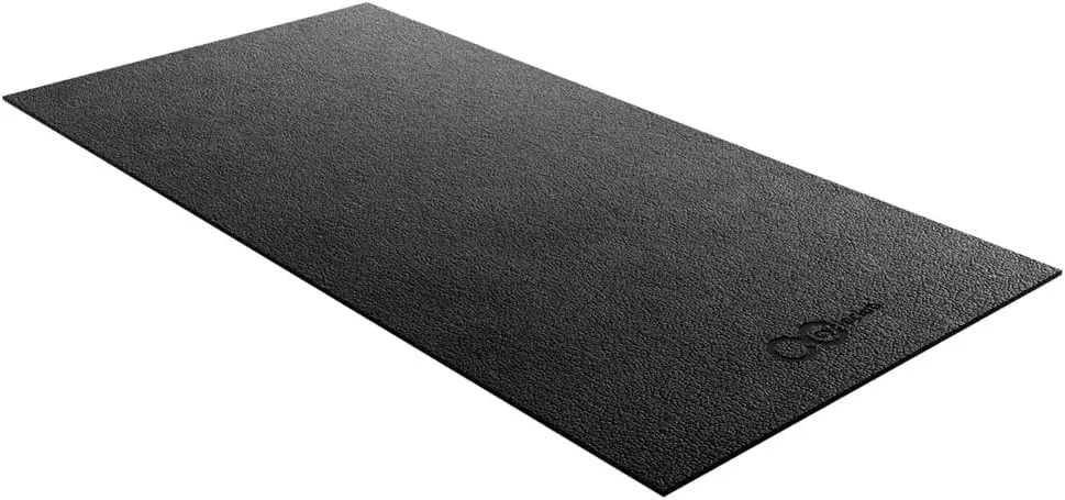 

6mm Thick Exercise Bike Mat for Peloton, Treadmill & Elliptical - Floor Protector Reduces Noise & Vibration