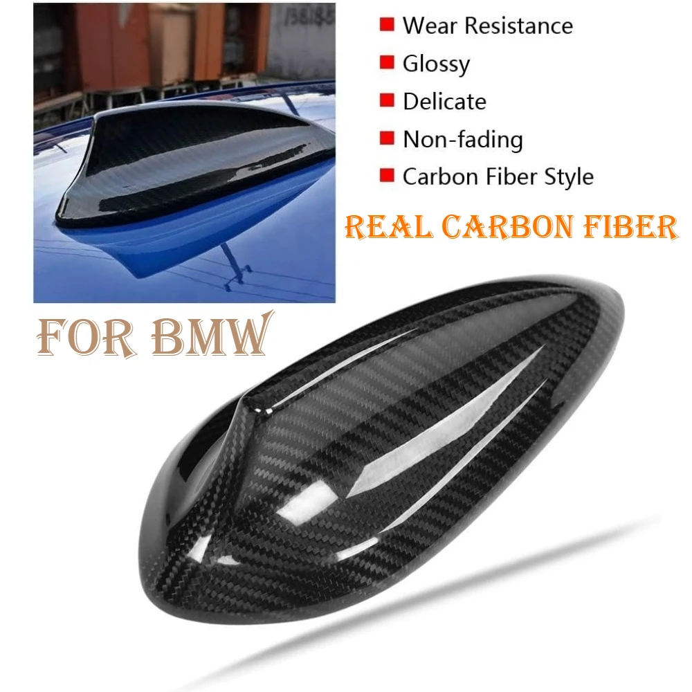 

Carbon Fiber Car Antenna Cover For BMW G20 F22 F32 F30 F36 G30 F90 Radio Shark Fin Roof Aerial Trim Auto External Accessories